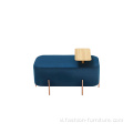 Thép không rỉ khung voi hố Ottoman Pouf